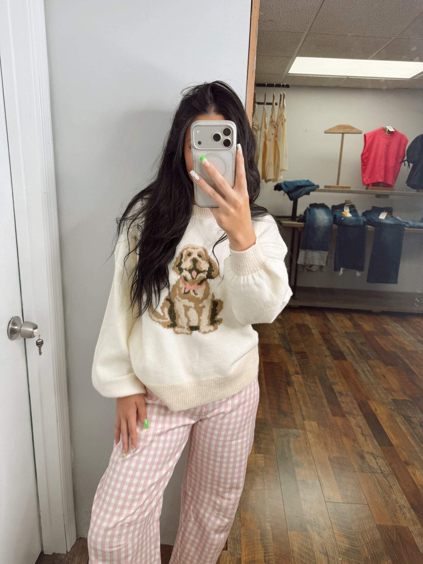 Cute Dog Knit Sweater