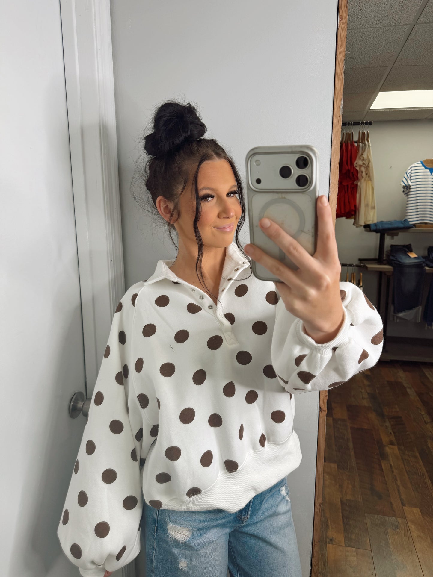 Saddle Brown Top