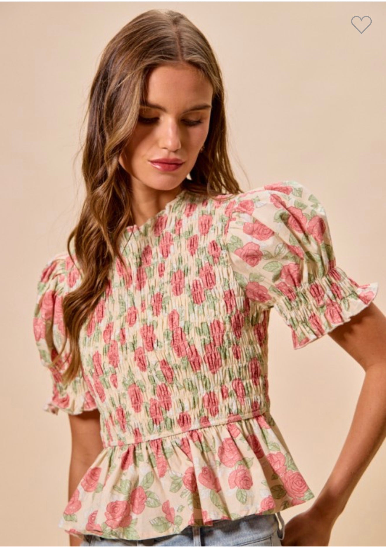 Rose Bouquet Top