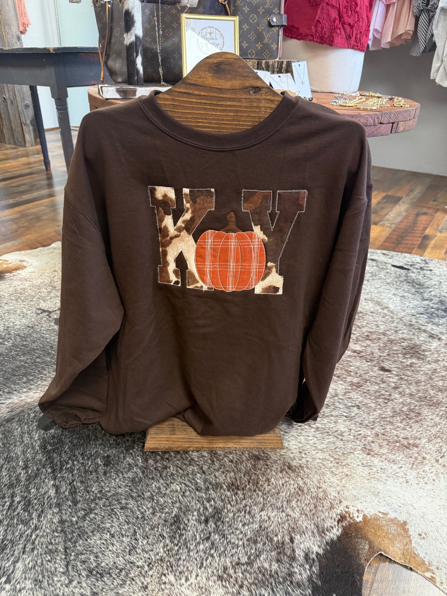 KY Cow Print Pumpkin