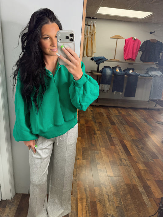Pintuck Gray Wide Leg pants