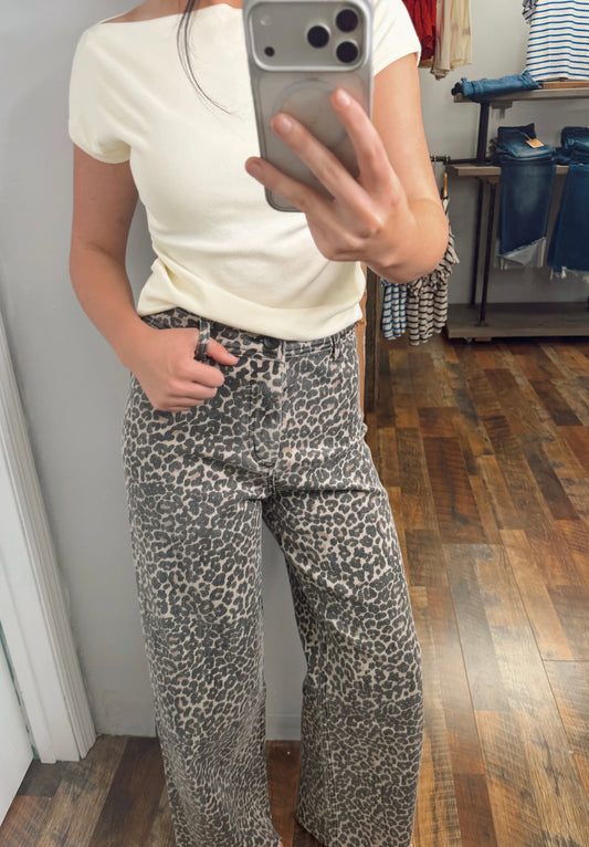 Leopard Print Pants