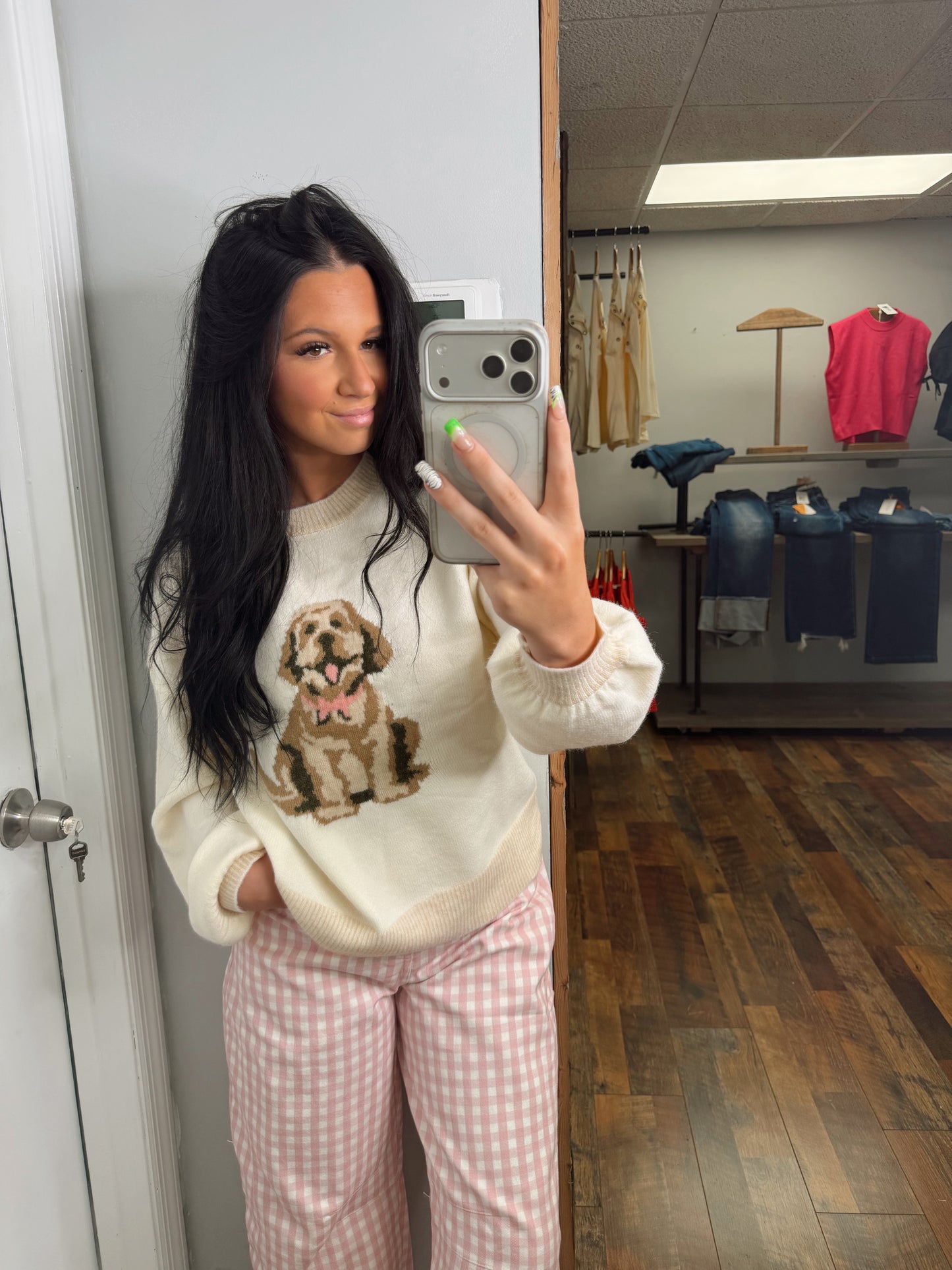 Cute Dog Knit Sweater