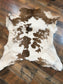 Red N White Calf Cowhide