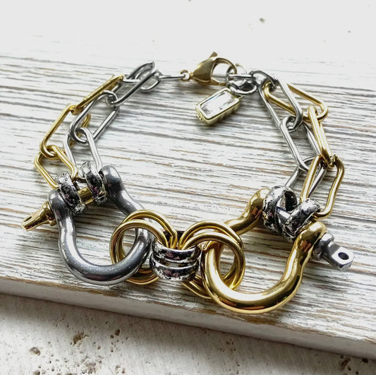 Double Shackle Bracelet