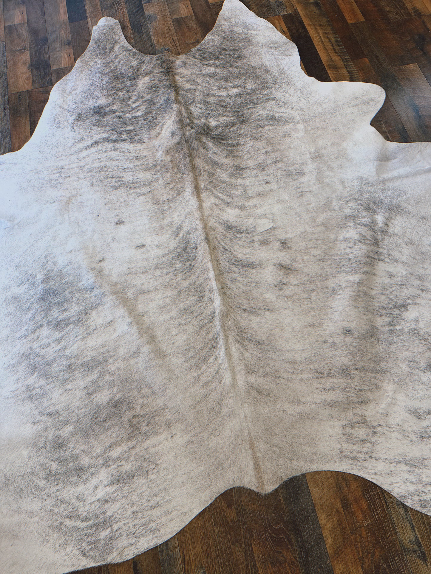 Exotic Cream Brindle Cowhide
