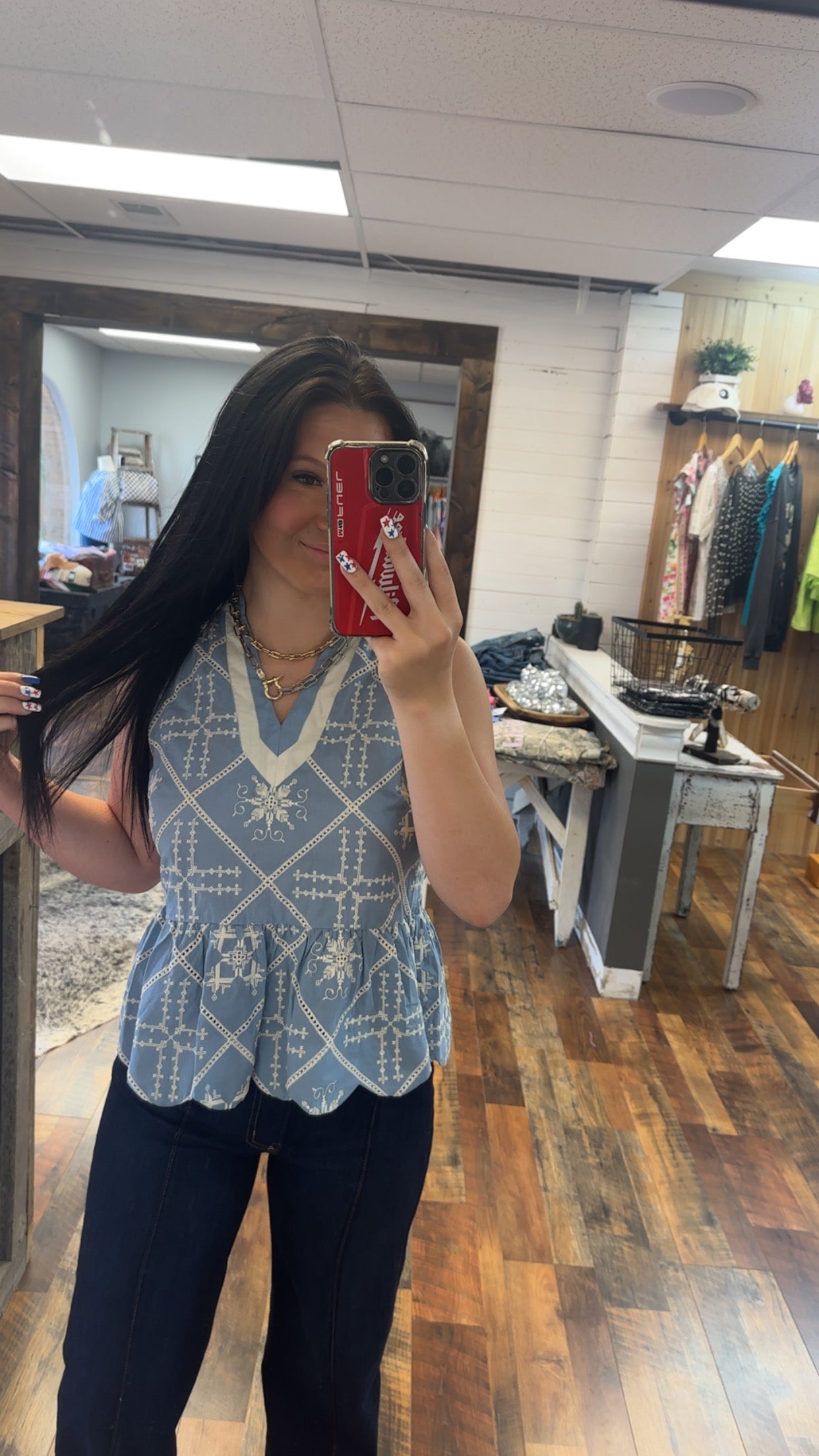 Blue is your color Top