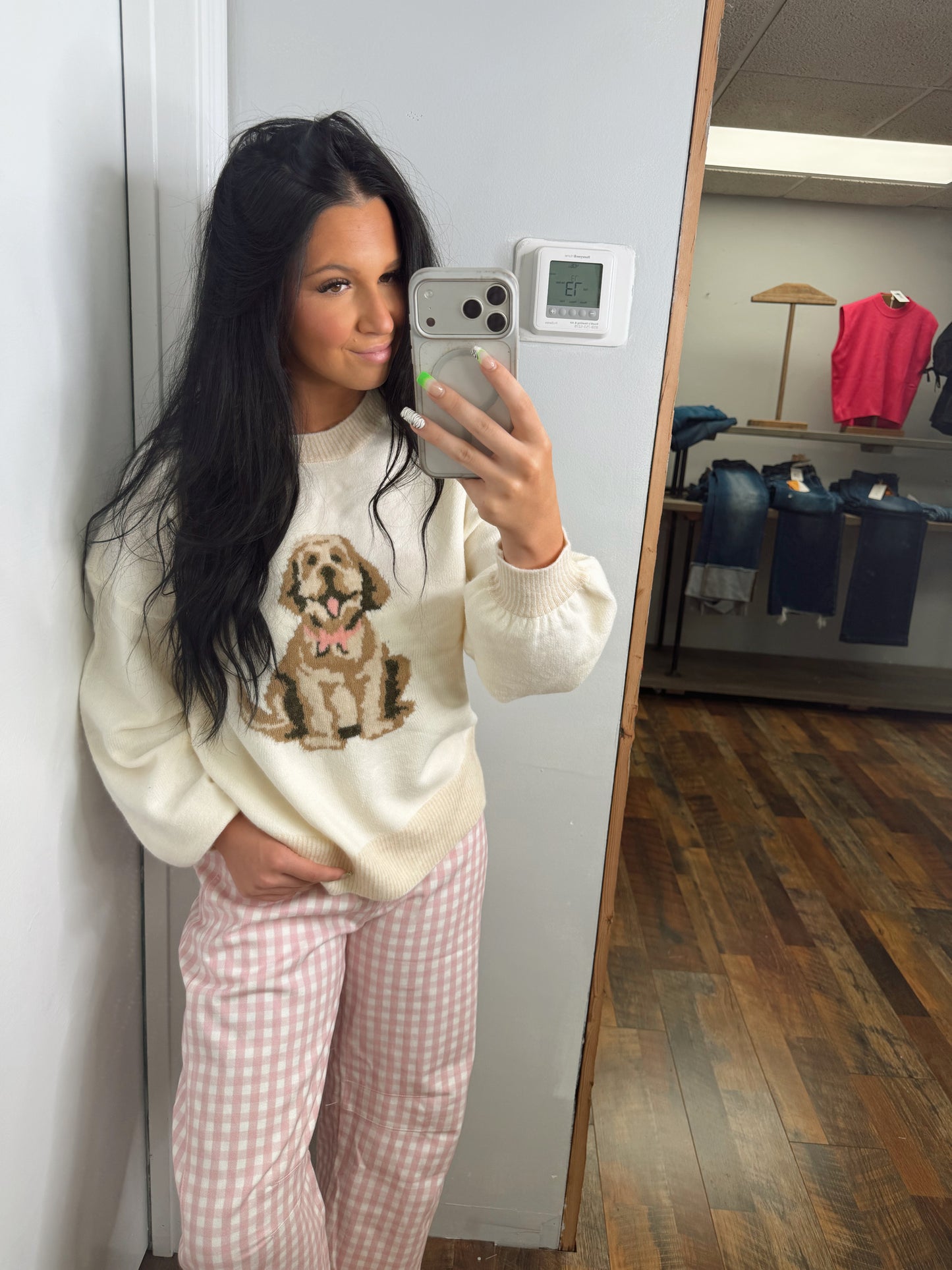 Cute Dog Knit Sweater