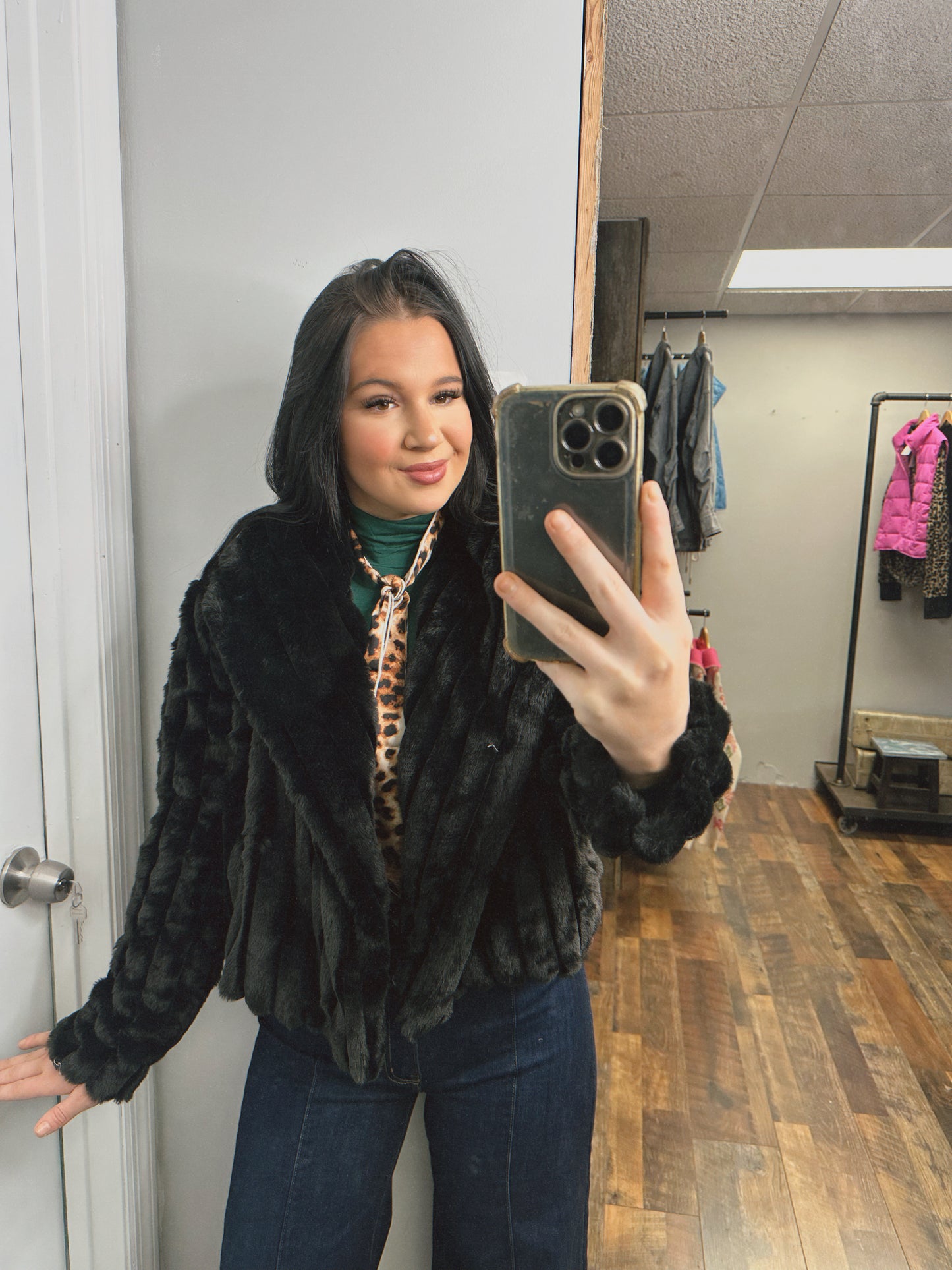 Faux Adios Fur Jacket