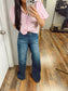 Risen Dark High Rise Beef Expo Jeans