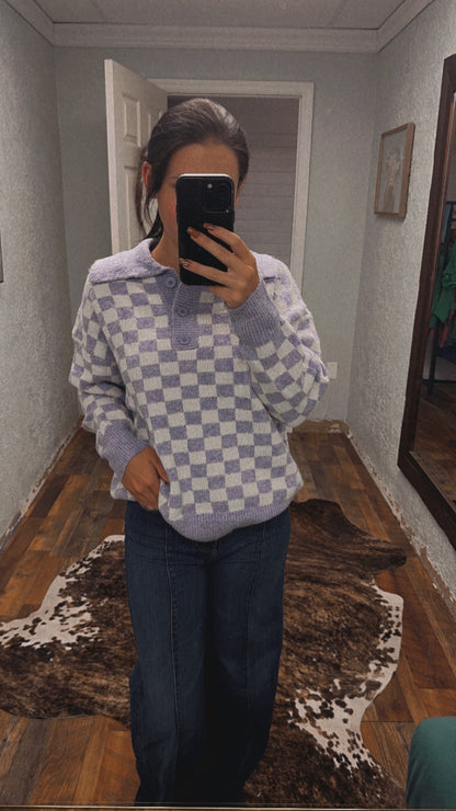 Bizzy Checkered Top