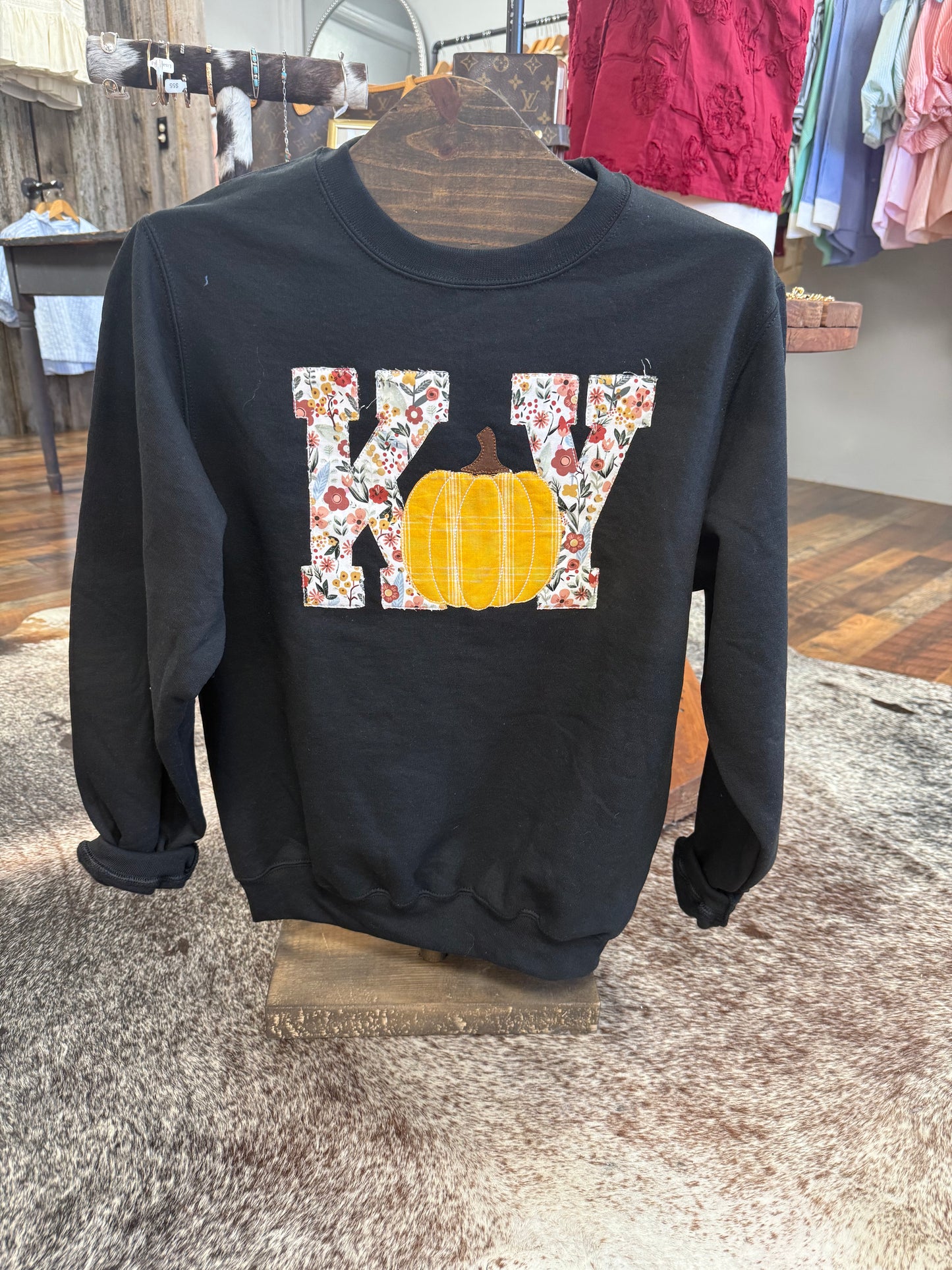 KY Fall Floral Pumpkin