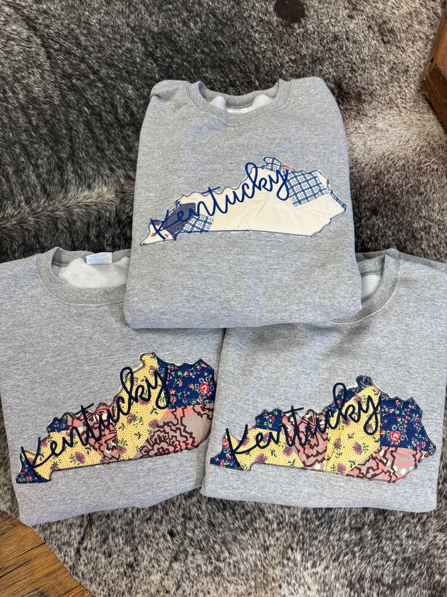 KY Vintage Quilt Crewneck